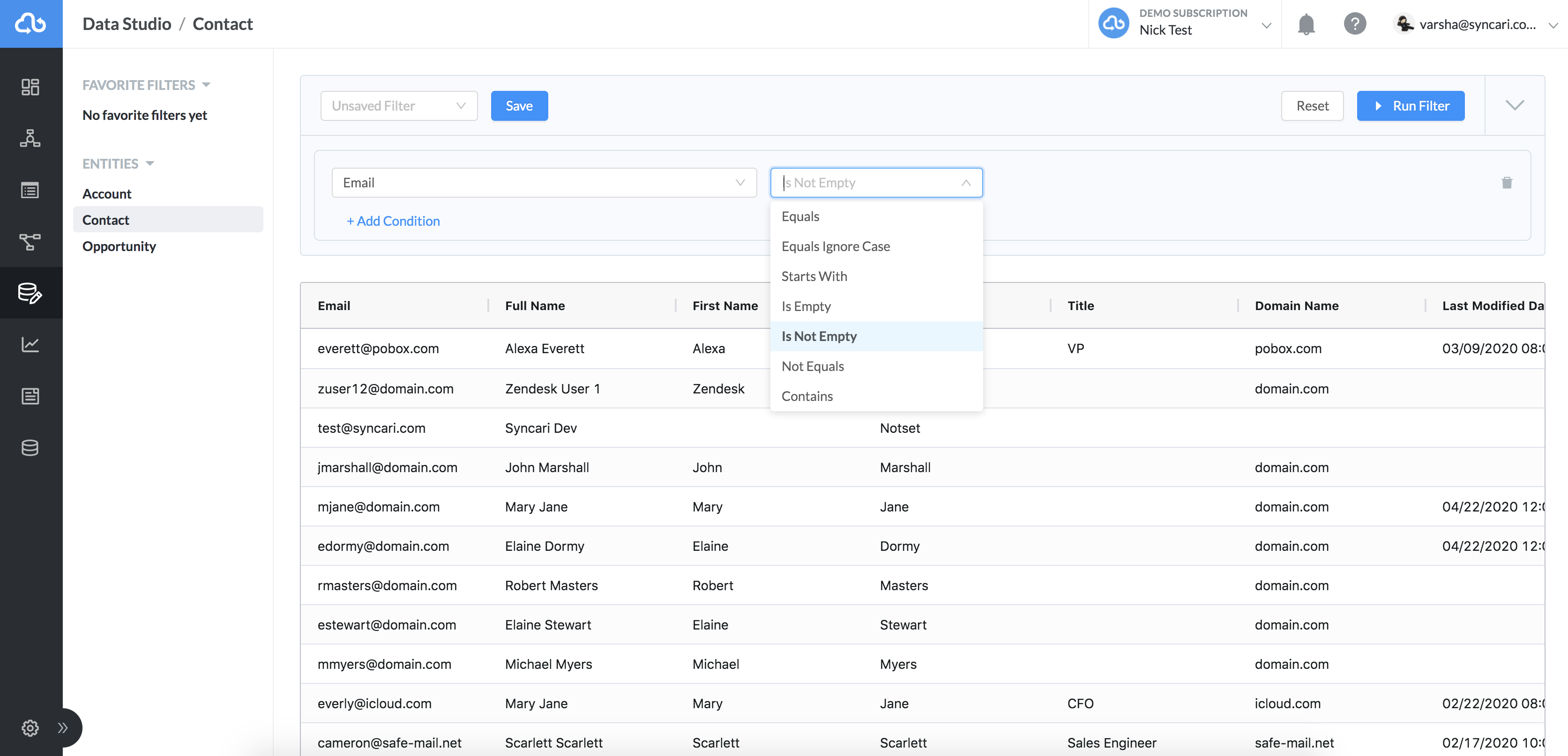 Instant Data Visibility