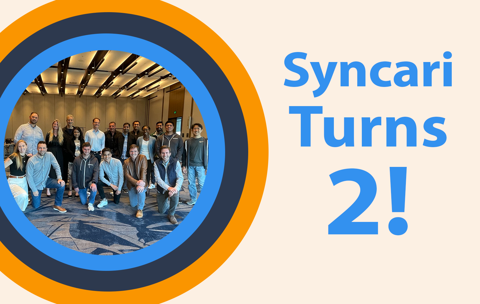 Syncari turns 2 - team photo