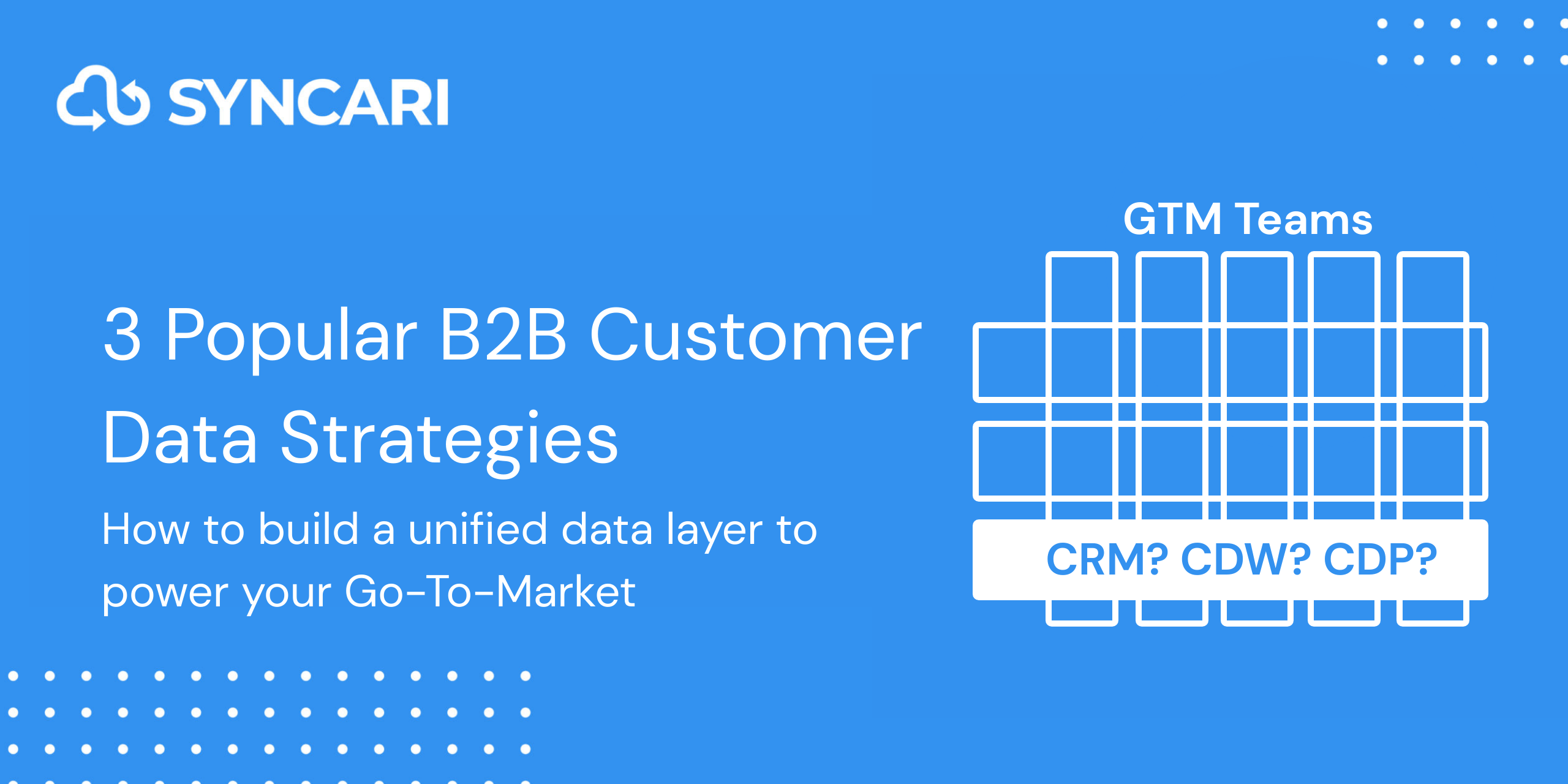 Cover image for Customer Data Strategy: B2B's 3 Most Common Approaches