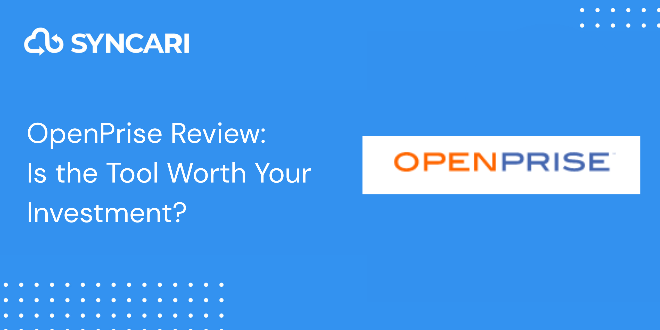OpenPrise review