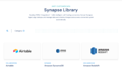 Screenshot of the Syncari Synapse Library